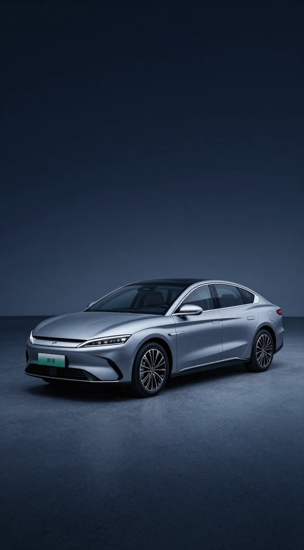 Hình concept ô tô trên nền tối